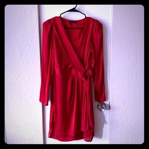 SOLD - NWT Red Silk Dress (Banana Republic)
